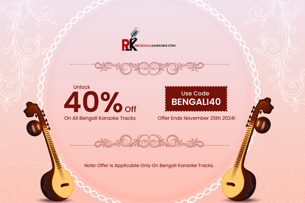 Regional Karaoke Unveils Big Bengali Karaoke Sale 40% Off on All Bengali Tracks